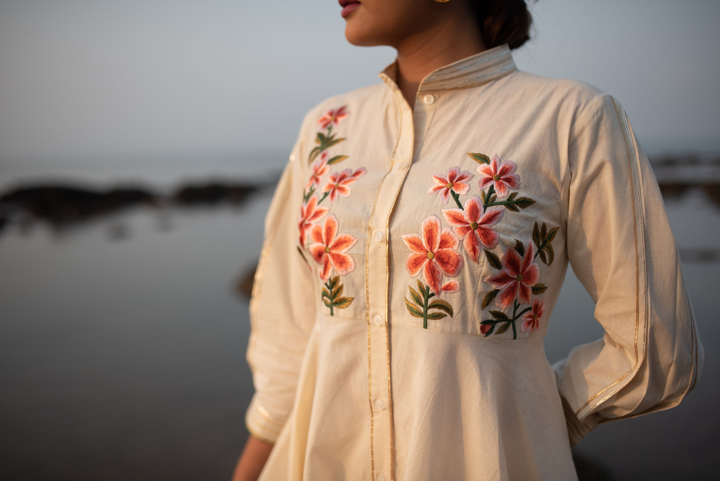 Saira Ivory Kurta Set