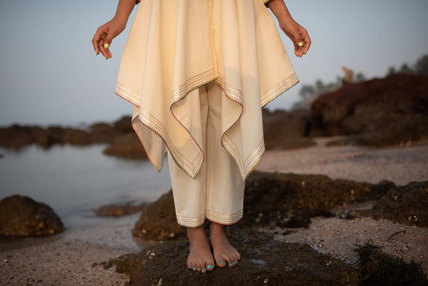 Saira Ivory Kurta Set