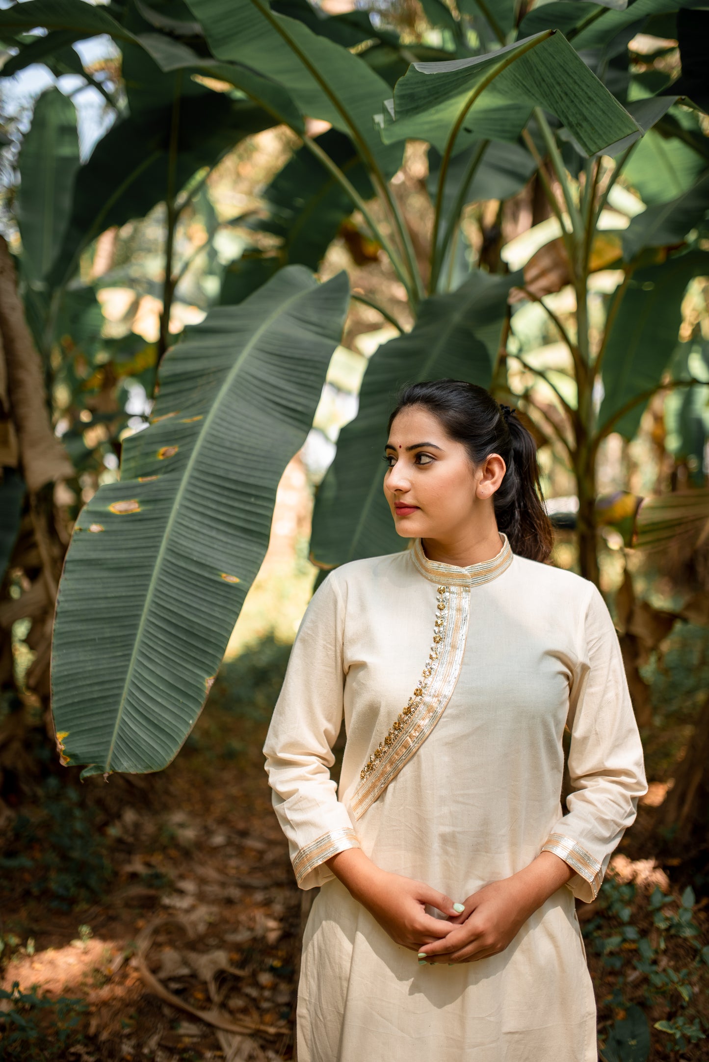 Zoya Ivory Kurta Set