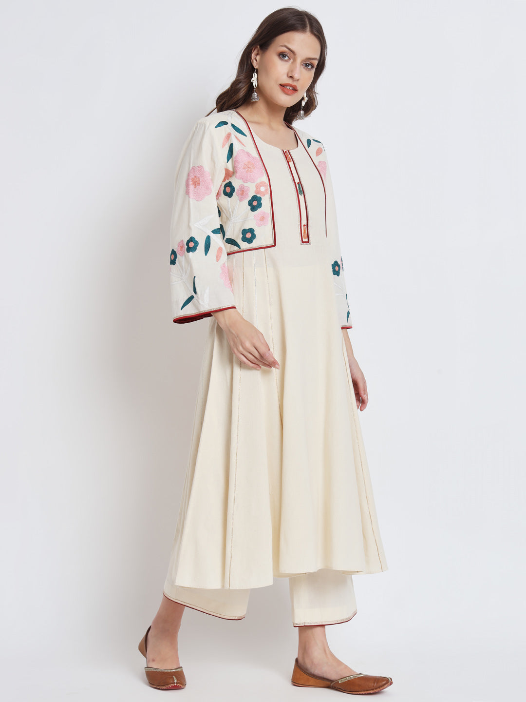 White Organic Cotton kurta Set