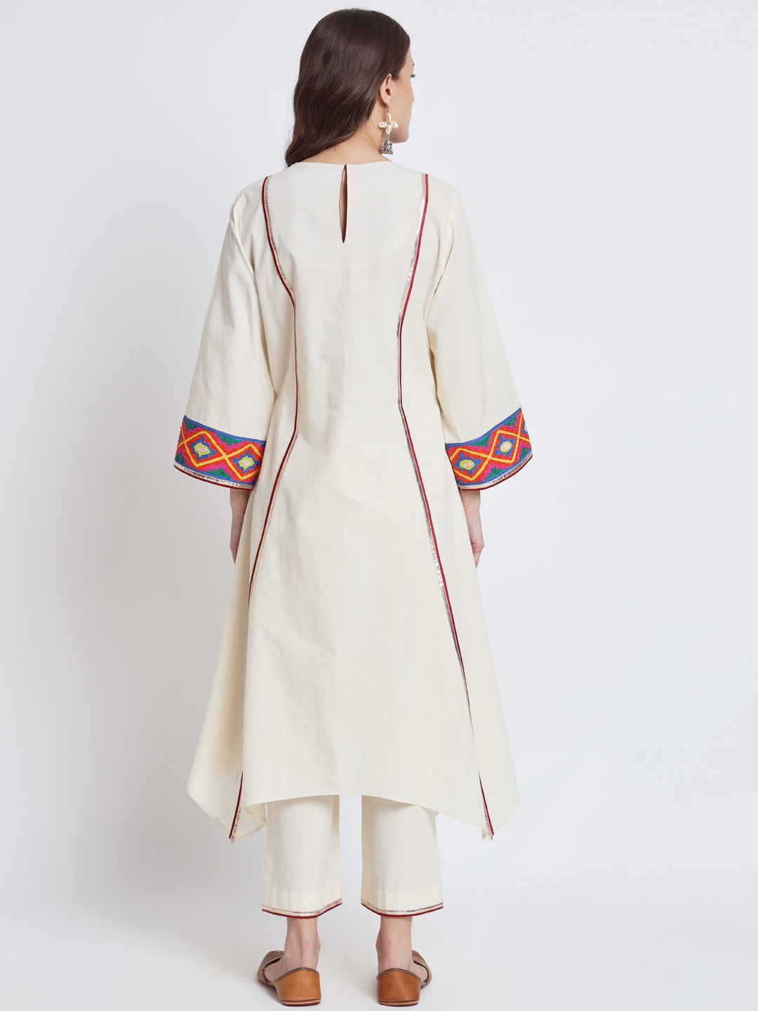 White Organic Cotton Kurta Set