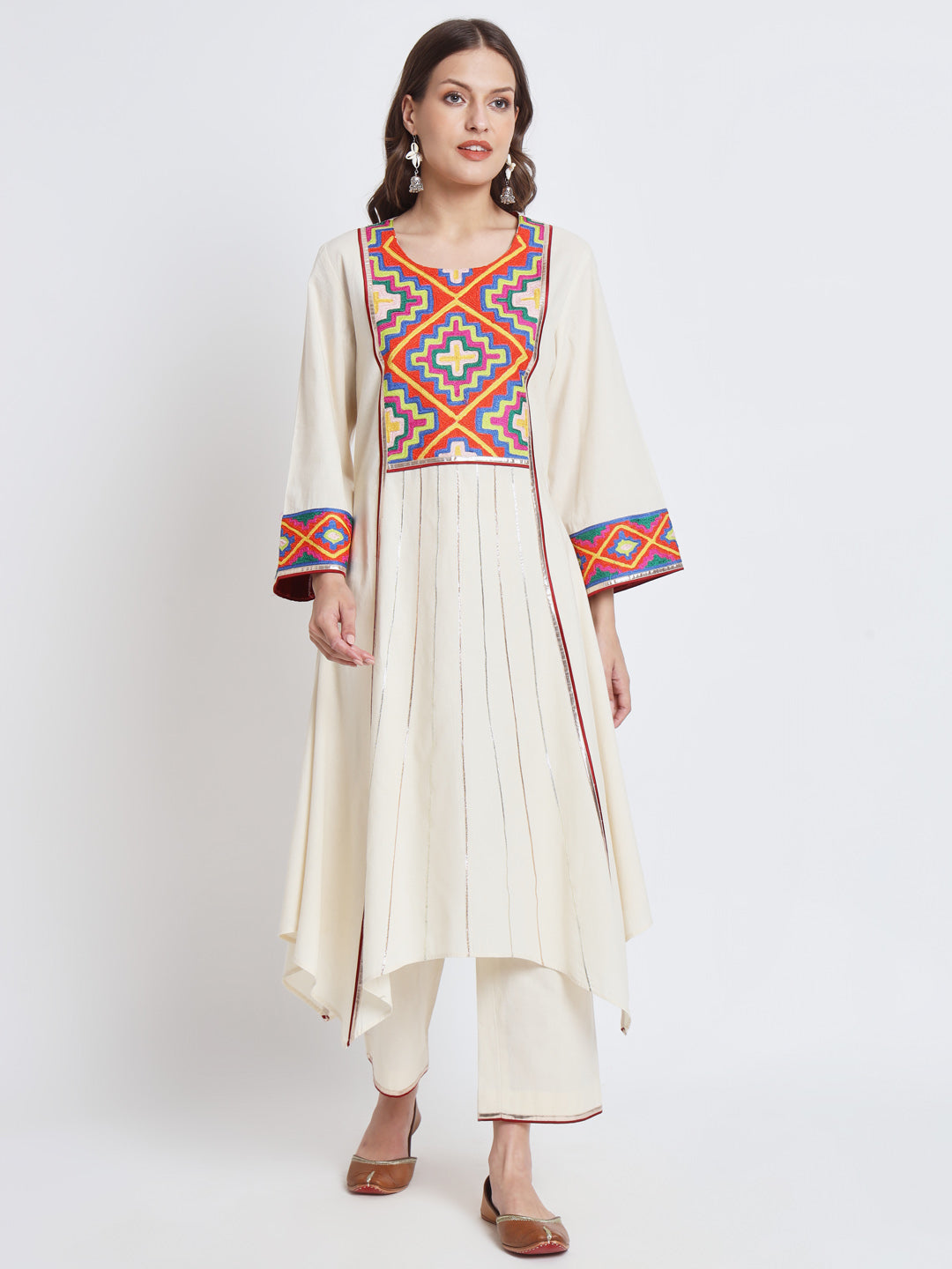 White Organic Cotton Kurta Set