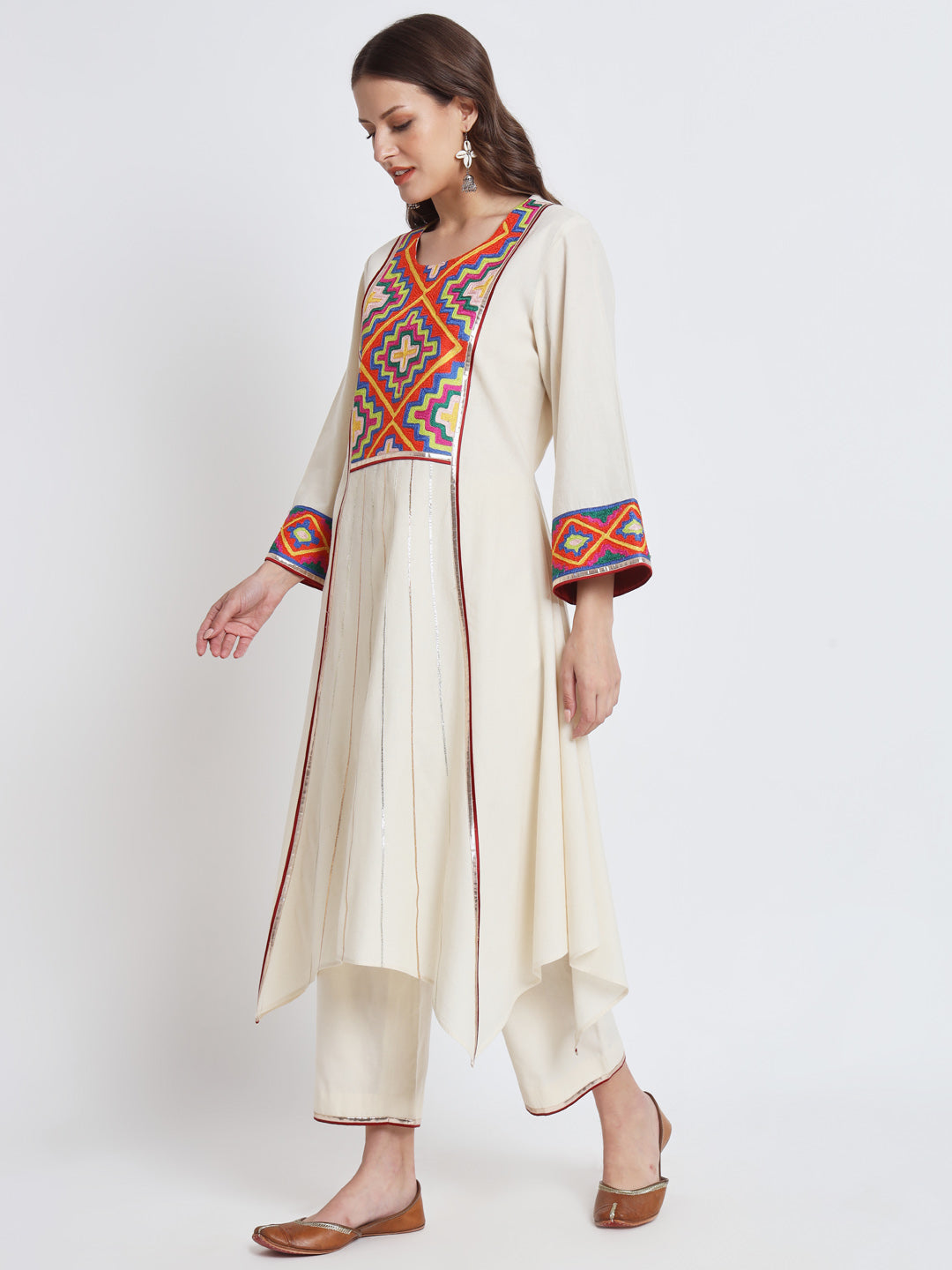 White Organic Cotton Kurta Set