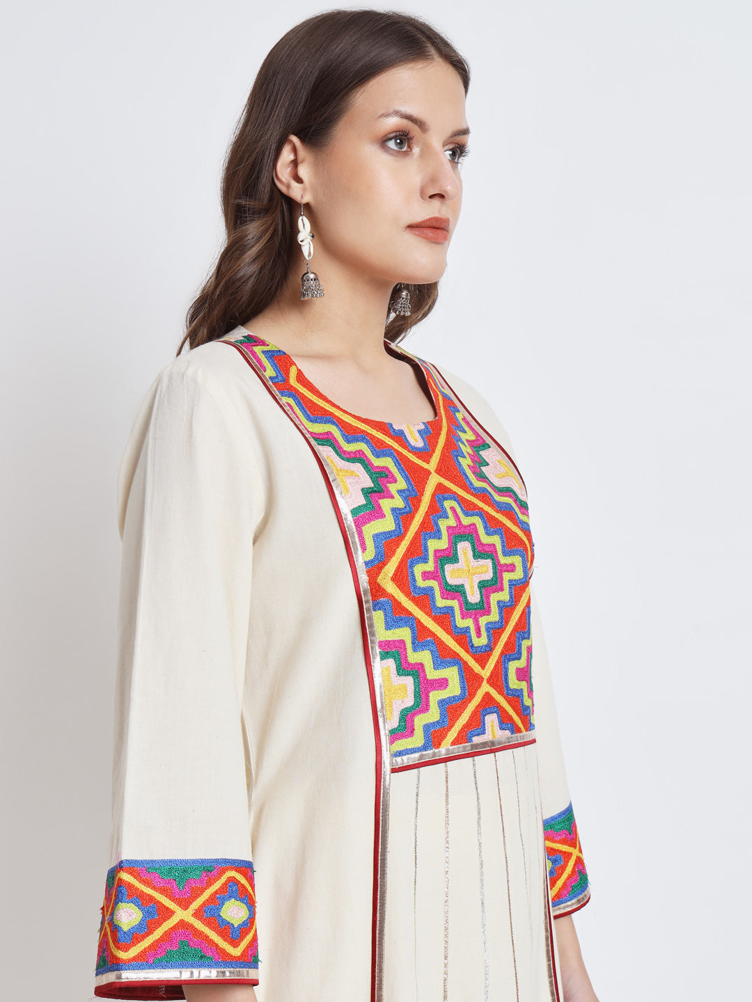 White Organic Cotton Kurta Set