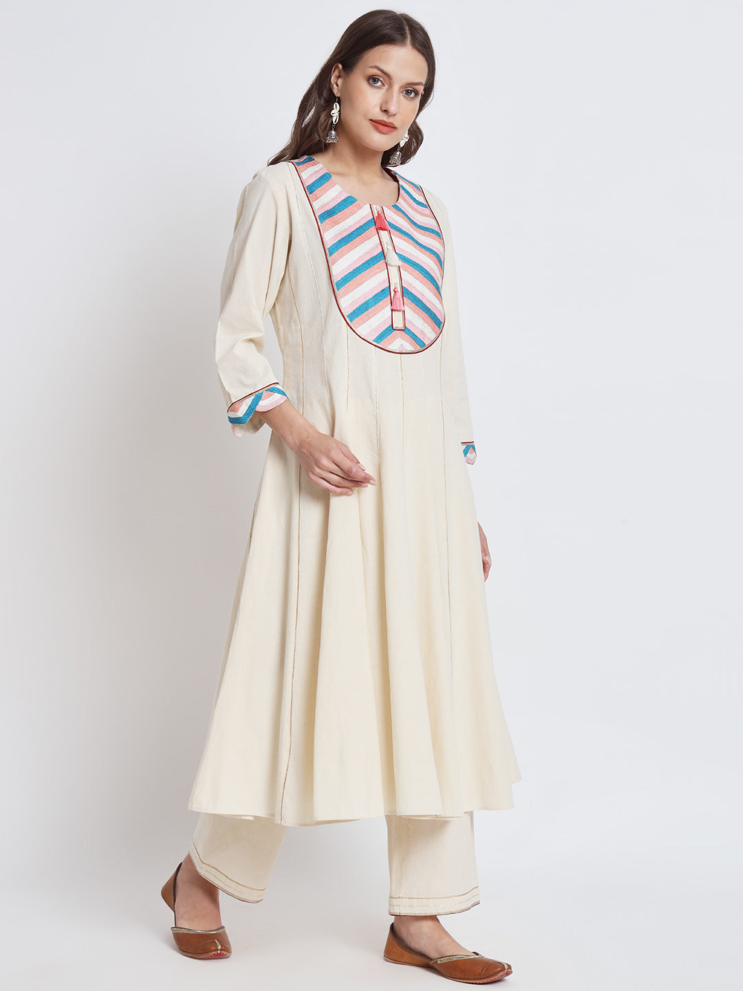 White Organic Cotton Kurta Set