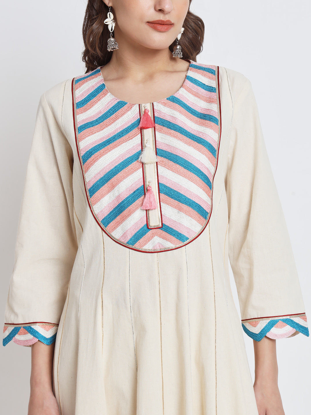 White Organic Cotton Kurta Set