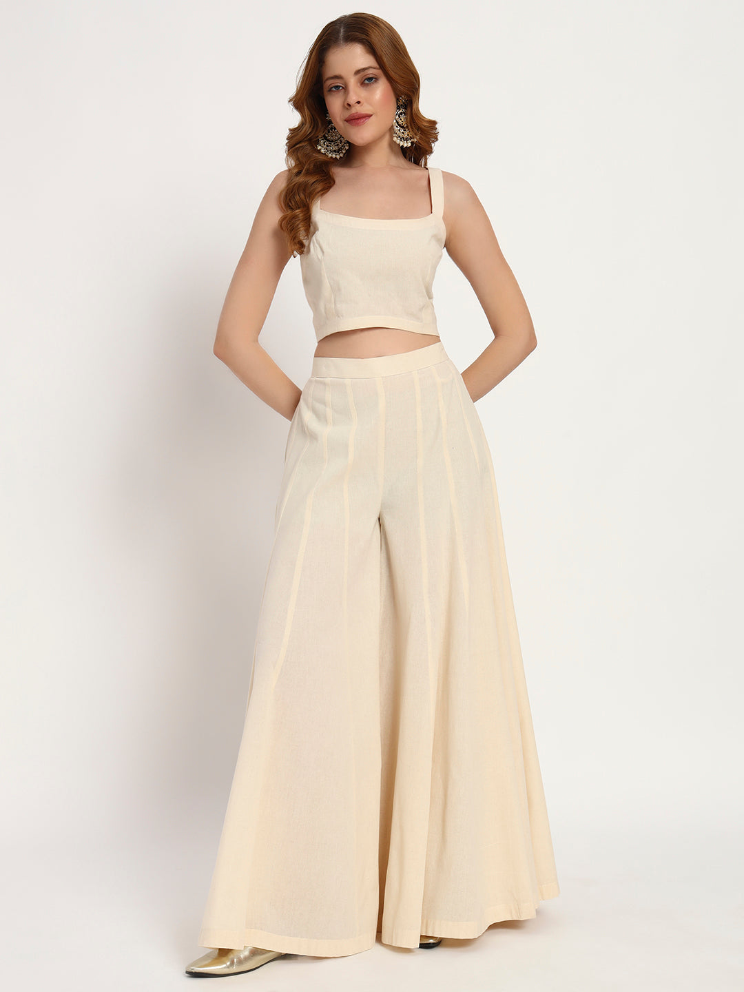 Ivory Organic-Cotton Cape Set