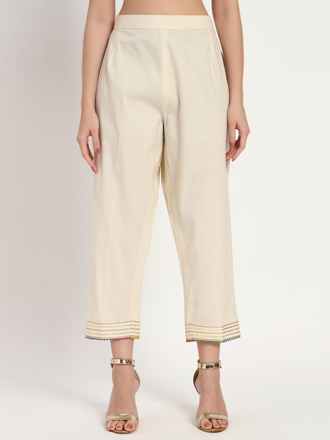 Ivory Organic-Cotton Pintuck Kurta Set