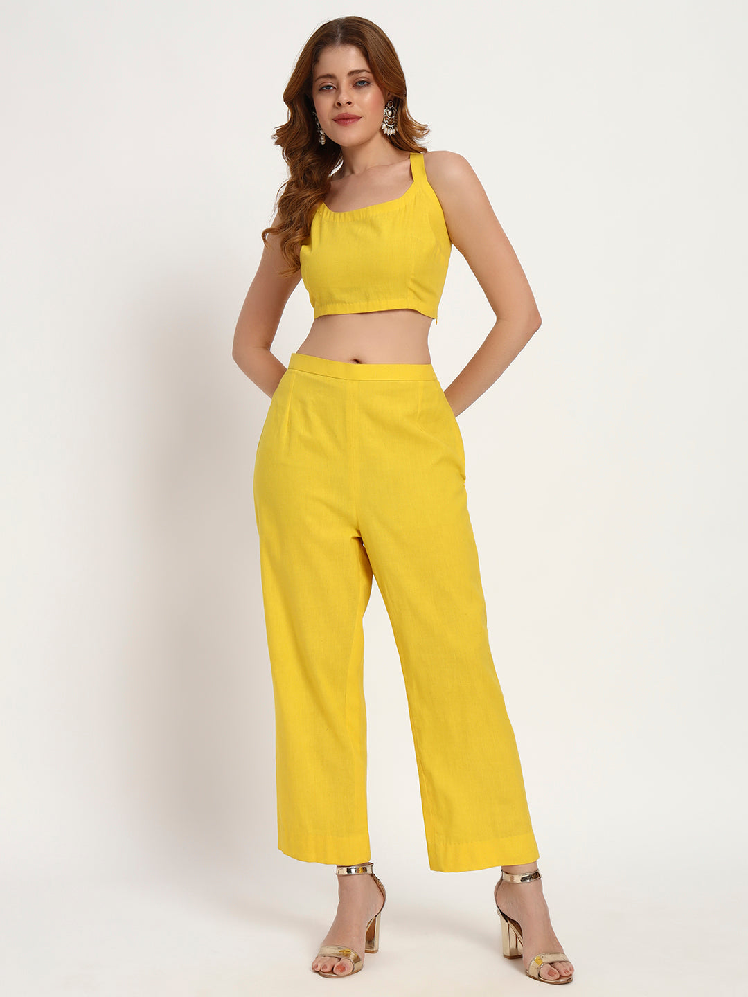 Marigold Sunburst Organic-Cotton Co-ord Set