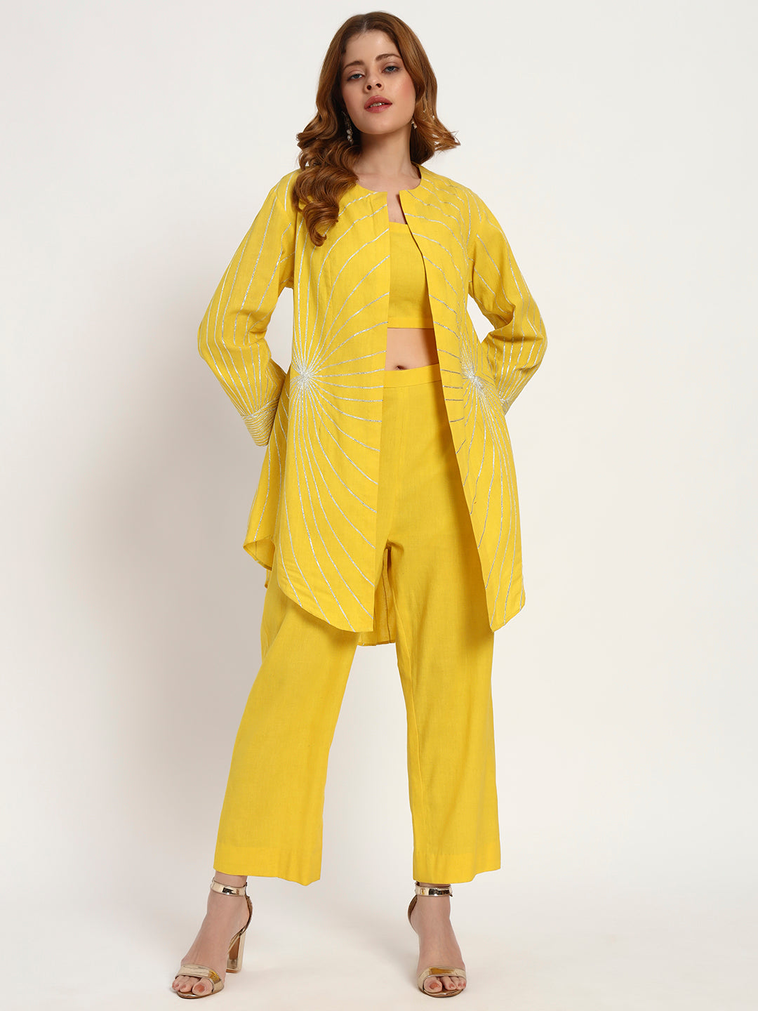 Marigold Sunburst Organic-Cotton Co-ord Set