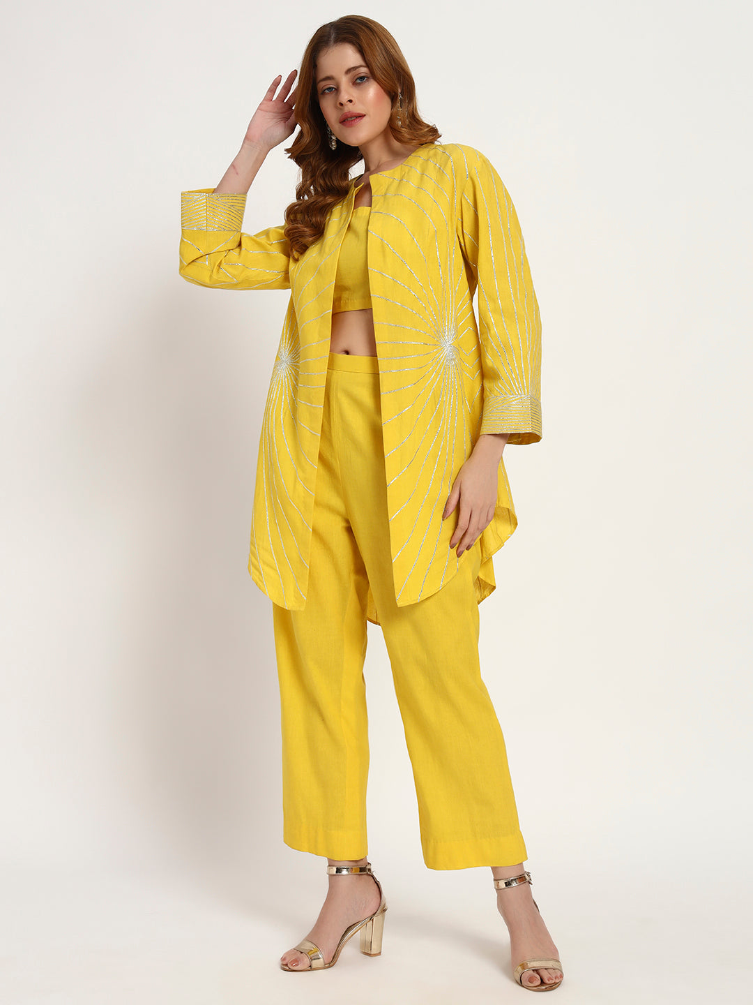 Marigold Sunburst Organic-Cotton Co-ord Set