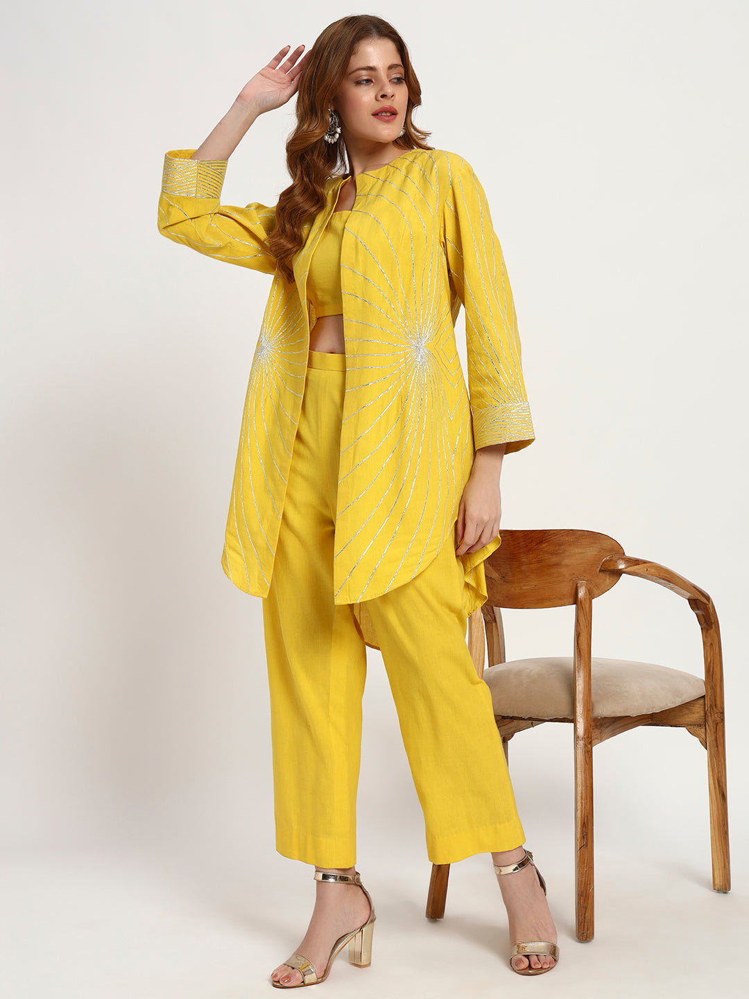 Marigold Sunburst Organic-Cotton Co-ord Set