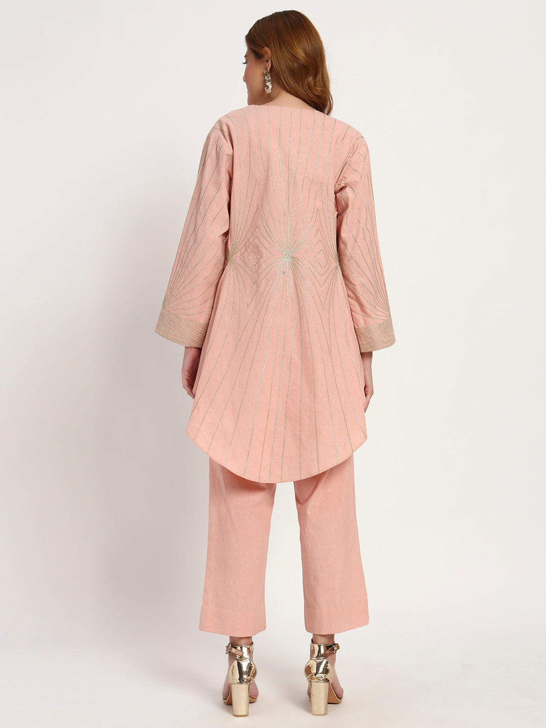 Blush Sunburst Organic-Cotton Co-ord Set