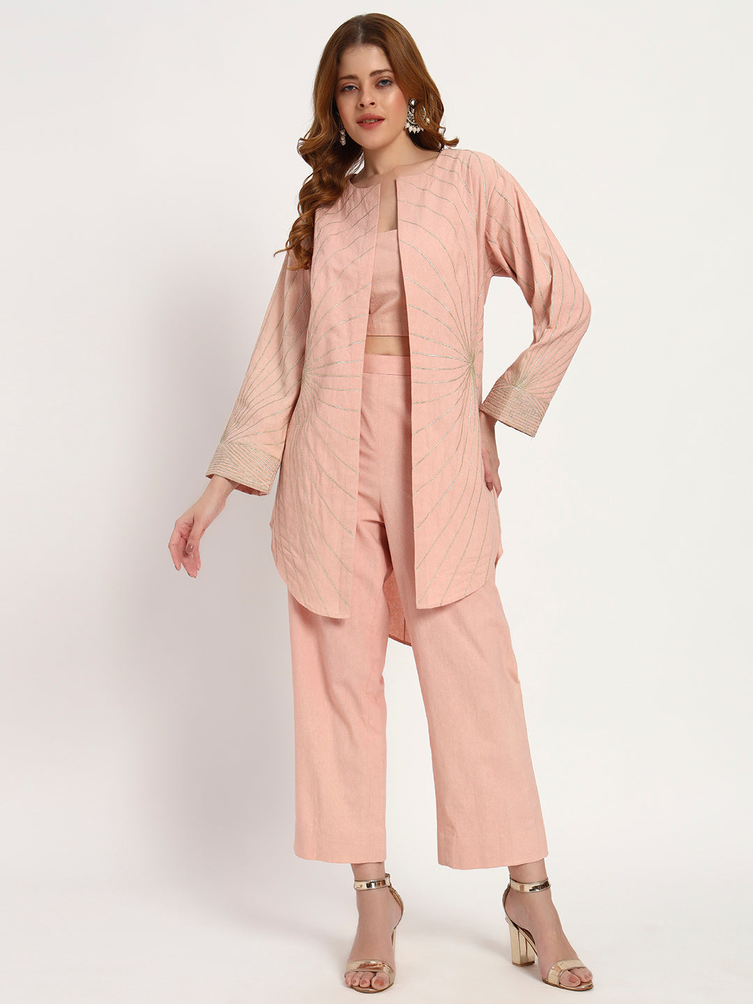 Blush Sunburst Organic-Cotton Co-ord Set