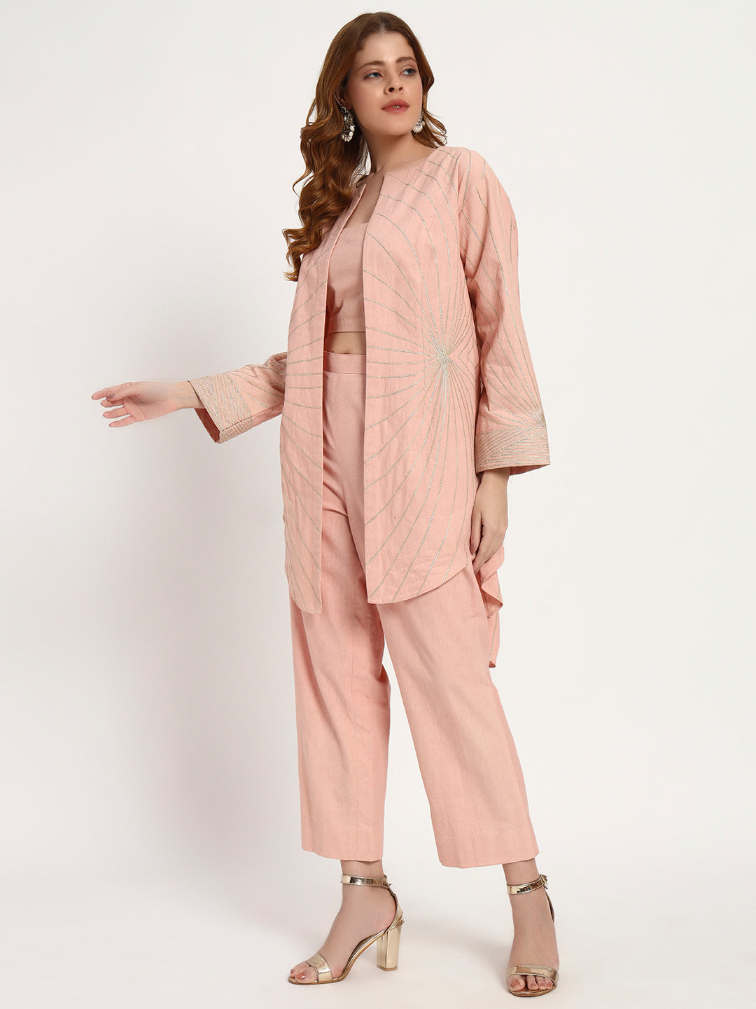 Blush Sunburst Organic-Cotton Co-ord Set