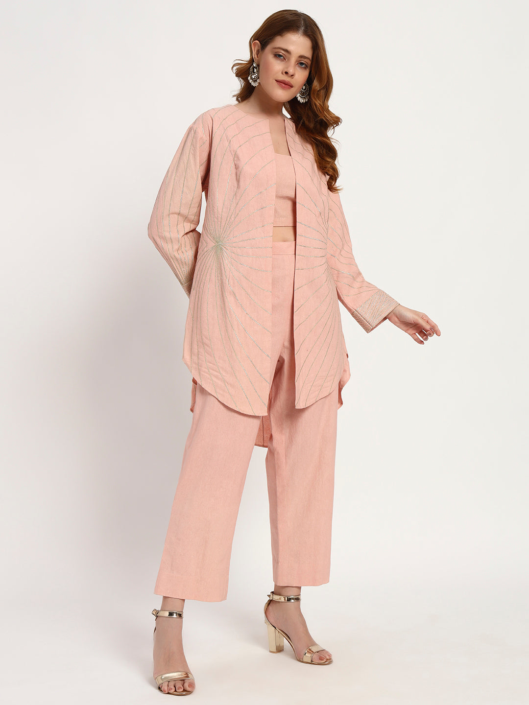 Blush Sunburst Organic-Cotton Co-ord Set