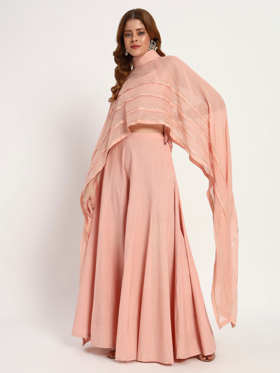 Blush Organic-Cotton Cape Set