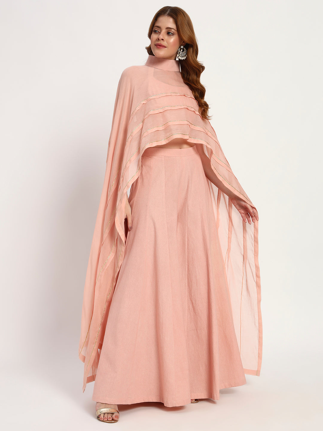 Blush Organic-Cotton Cape Set