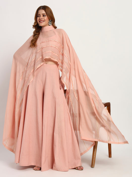 Blush Organic-Cotton Cape Set