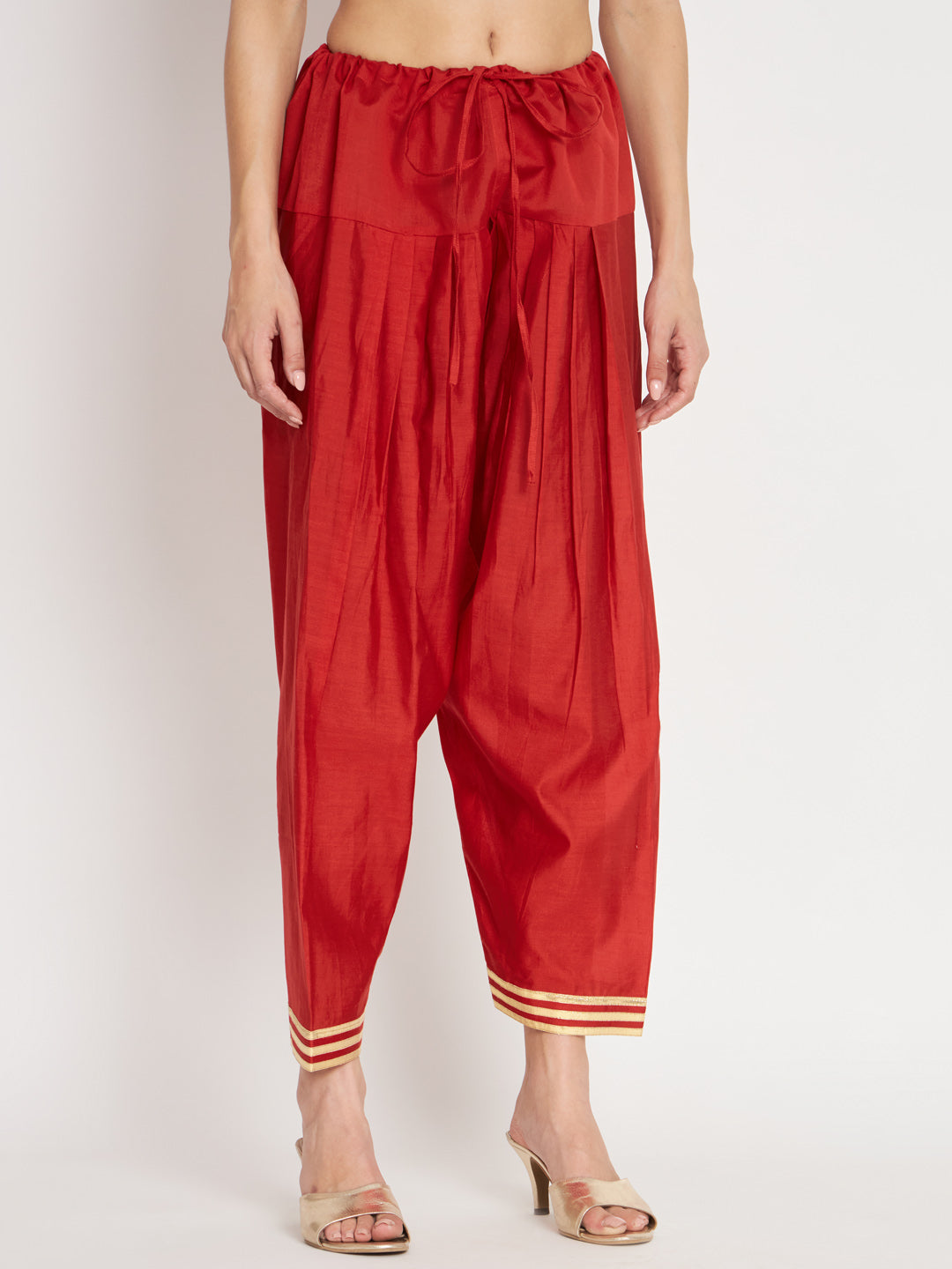 Silk Chanderi Kurta with Aari Work