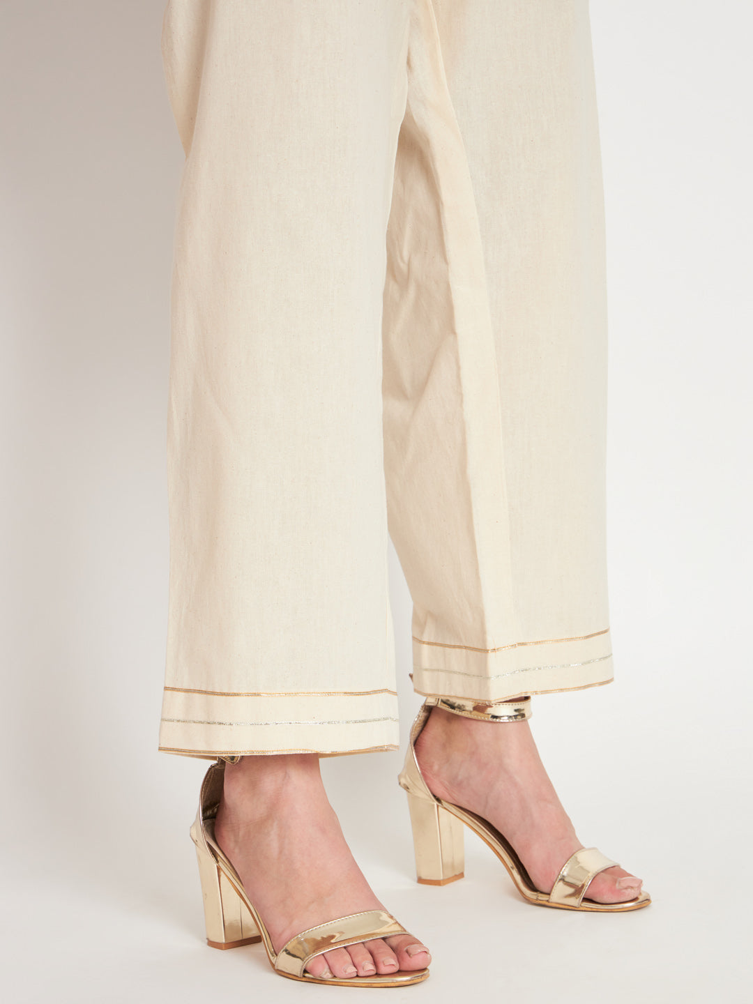 Ivory matka Kurta Set