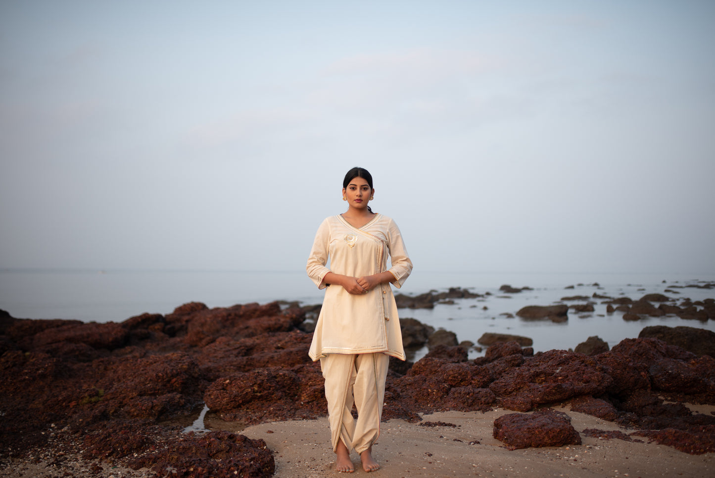 Noor Ivory Kurta Set