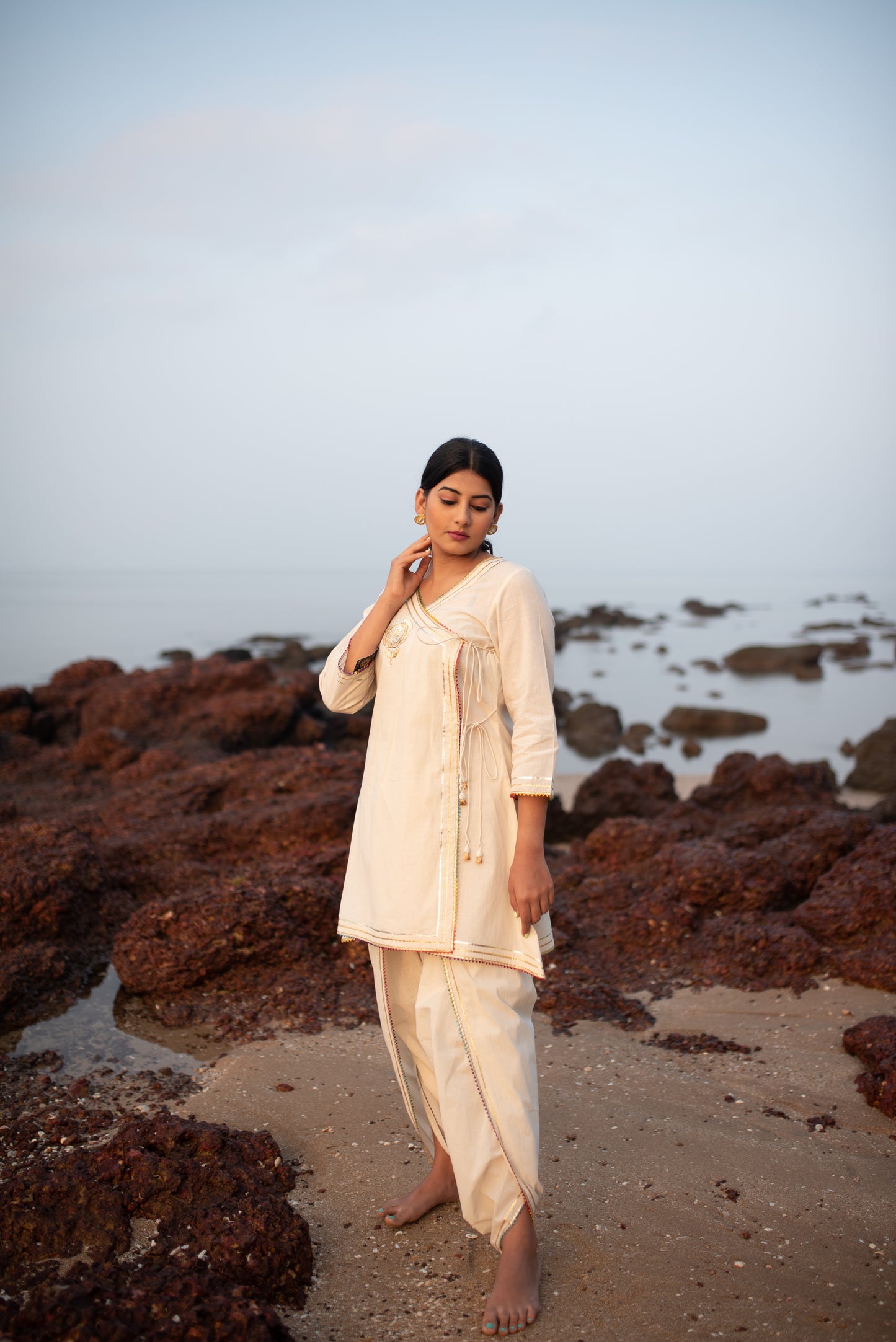 Noor Ivory Kurta Set
