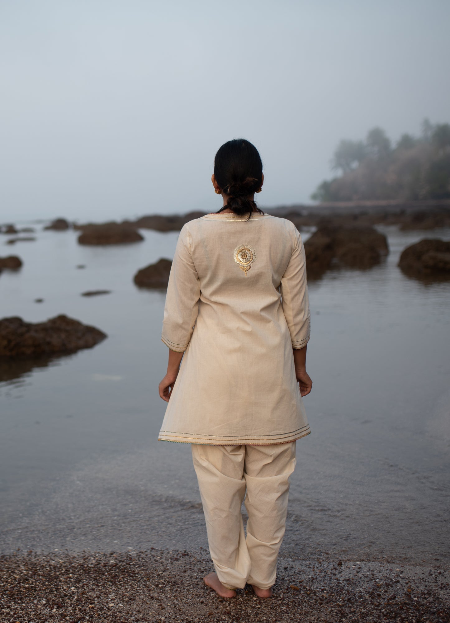 Noor Ivory Kurta Set