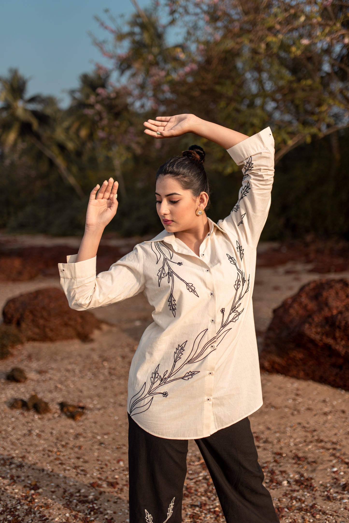 Noir Elegance Co-Ord Set