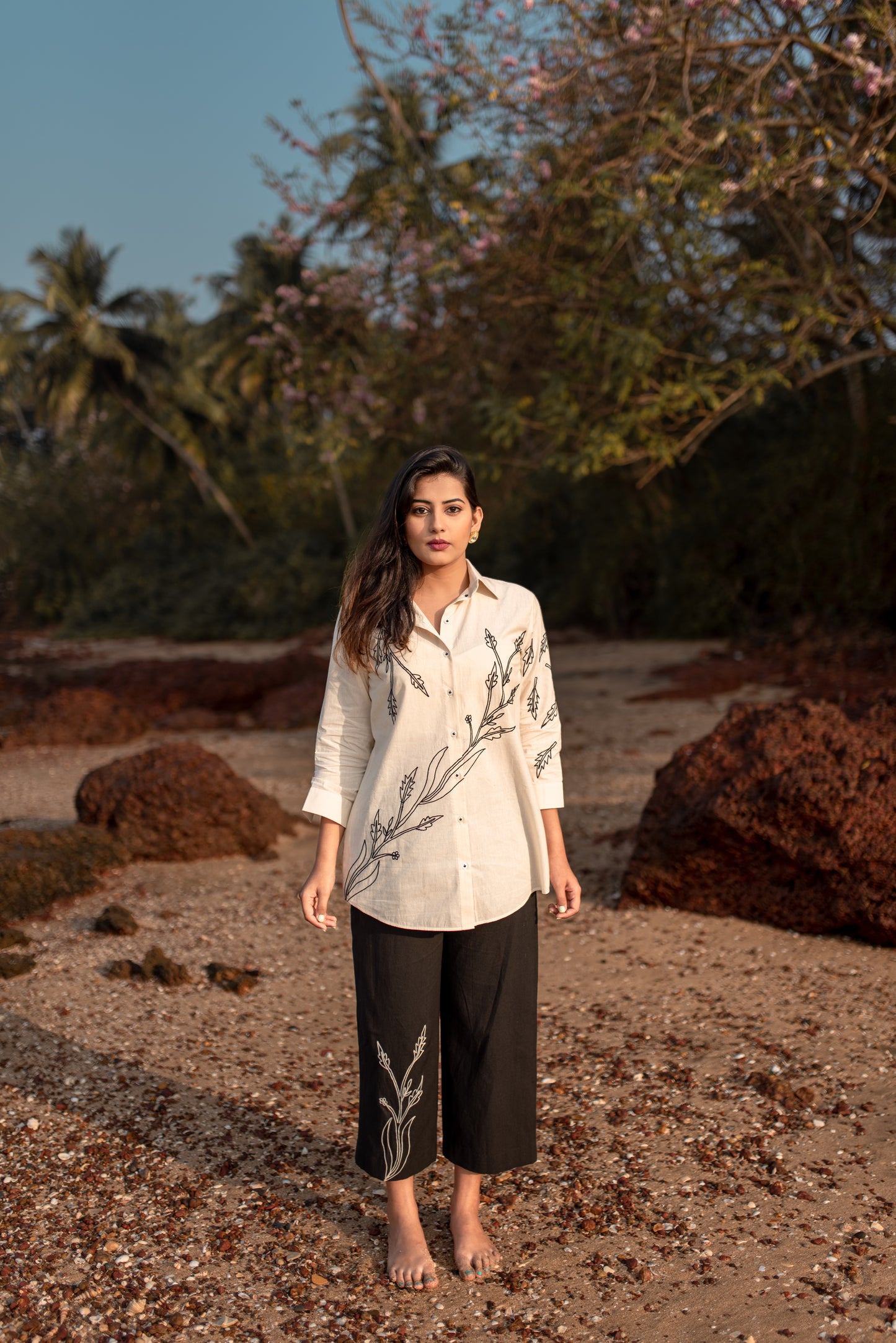 Noir Elegance Co-Ord Set