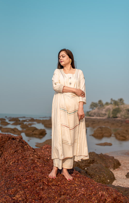 Aarini Ivory Kurta Set