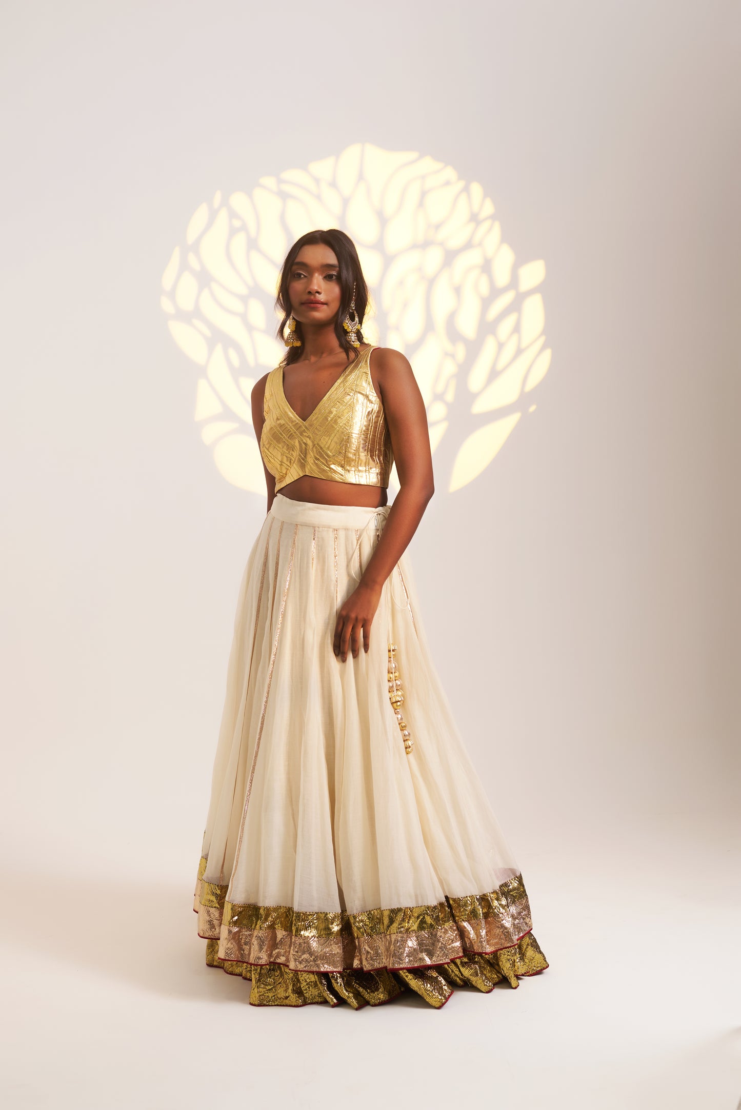Golden Grace Lehenga Set